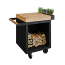 OFYR Mise en Place Table Black 65 PRO Teak Wood