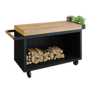 OFYR Mise en Place Table Black 135 PRO Teak Wood