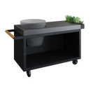 OFYR Kamado Table Black 135 PRO Concrete BGE