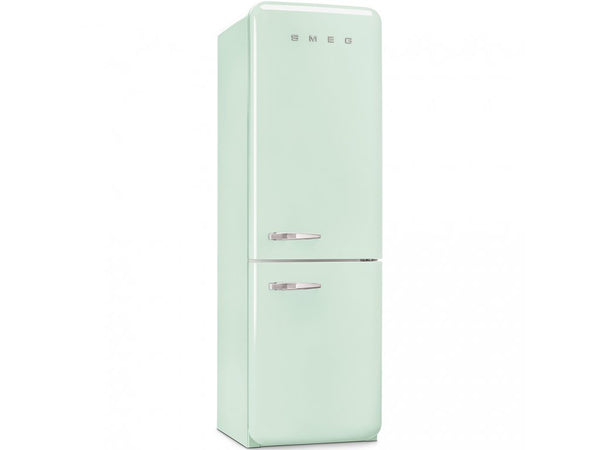 SMEG 50's RS kombinovaná lednice s mrazákem dole 234l/97l otv.pravé 196x60 cm pastelově zelená