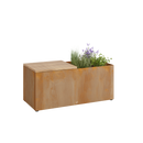 OFYR Herb Garden Bench Corten