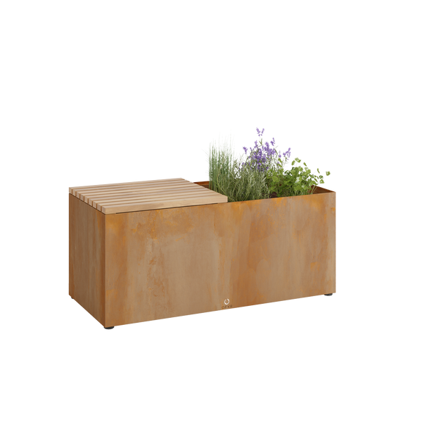 OFYR Herb Garden Bench Corten