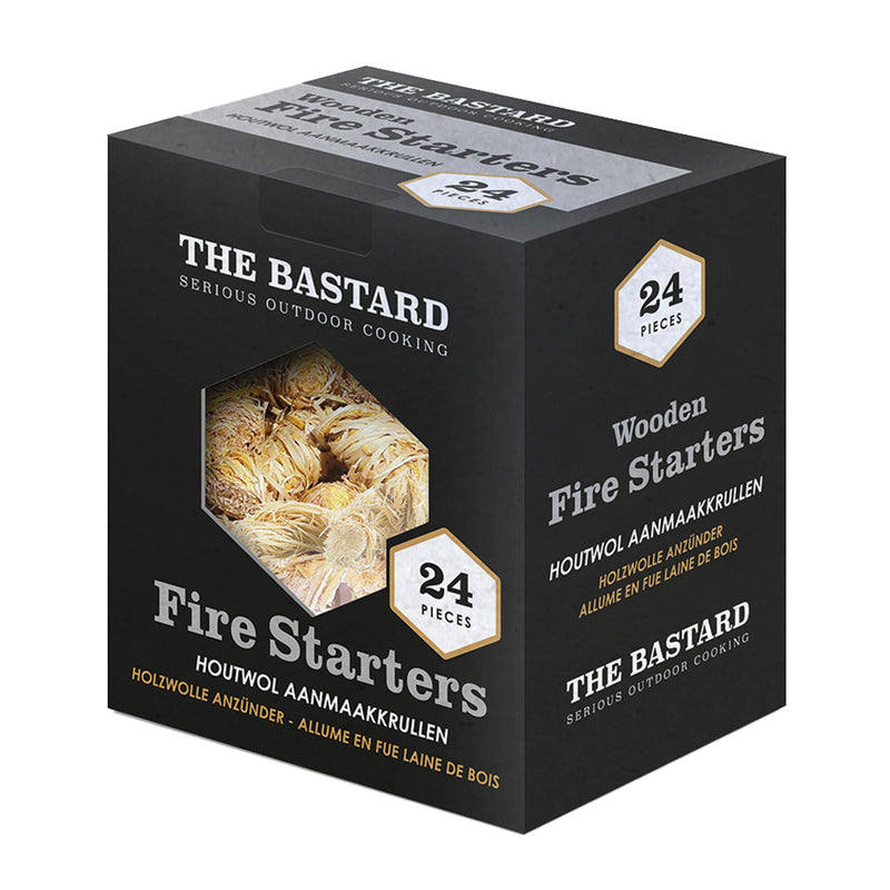 The Bastard Wooden Fire Starters 24st 350 g (FSC 100%)