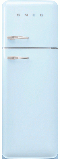 SMEG 50's RS kombinovaná lednice s mrazákem nahoře 222l/72l otv.pravé 172x60 cm tmavě modrá