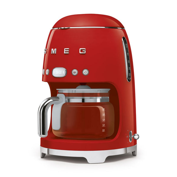 SMEG 50's Retro Style kávovar na filtrovanou kávu 1,4l 10 cup červený