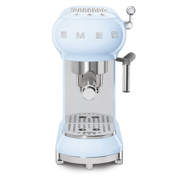 SMEG 50's Retro Style pákový kávovar na Espresso / Cappucino 15 barů 2 cup pastelově modrý