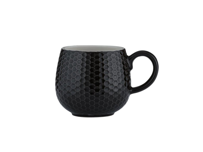 MASON CASH Impression Grey leaf mug hrnek s uchem 0,35l/13x9 cm