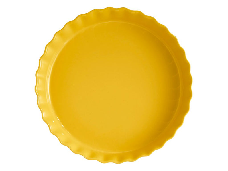 EH koláčová forma kulatá 32x6 cm hluboká žlutá Provance (6032)