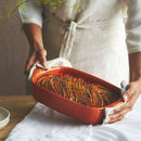 EH Ultime zapékací mísa obdélníková 22x14 cm oranžová Toscane