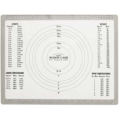 MASON CASH innovative silikonová podložka na těsto 45x35 cm bílá