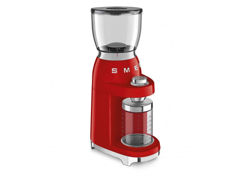 SMEG 50's Retro Style mlýnek na kávu CGF11, červený