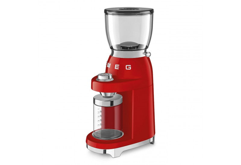 SMEG 50's Retro Style mlýnek na kávu CGF11, červený