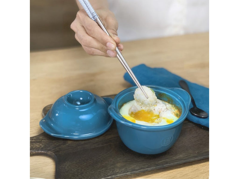 EH zapékací a servírovací miska na vejce, 0,3l , středomořská modrá