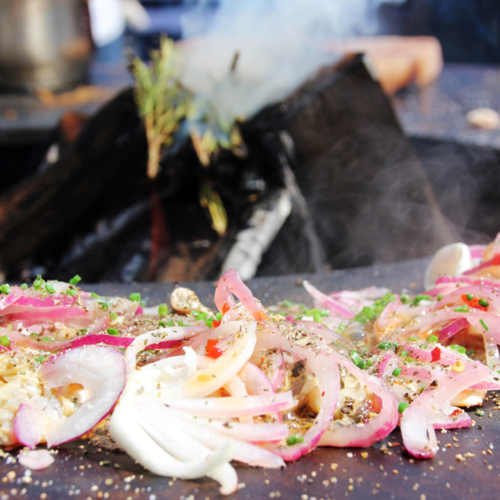 Grilovací ohniště Remundi Carus M se dřevníkem