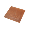 Krycí deska pro Remundi Cube M, rezavá patina – celkový pohled