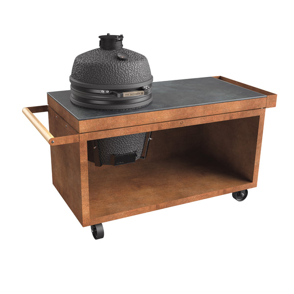 OFYR Kamado Table Corten 150 PRO+ Corten Ceramic Dark