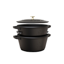 OFYR Staub Pan Set (Ø 26cm, H 8,5cm - 12,5cm)