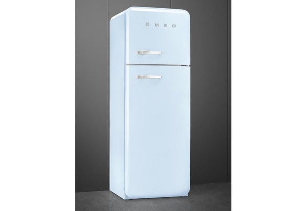 SMEG 50's RS chladnička s mrazícím boxem 244l/26l otv.pravé 153x60 cm pastelově modrá