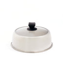 Brabura - Poklice 30 cm nerez/sklo