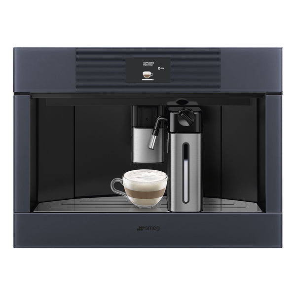 SMEG, automatický kávovar CMS4104G, 45 cm, 13 druhů horkých nápojů, Neptune Grey