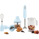 SMEG sada 4ks nástavců pro tyčový mixér k HBF01 pastelově modrá