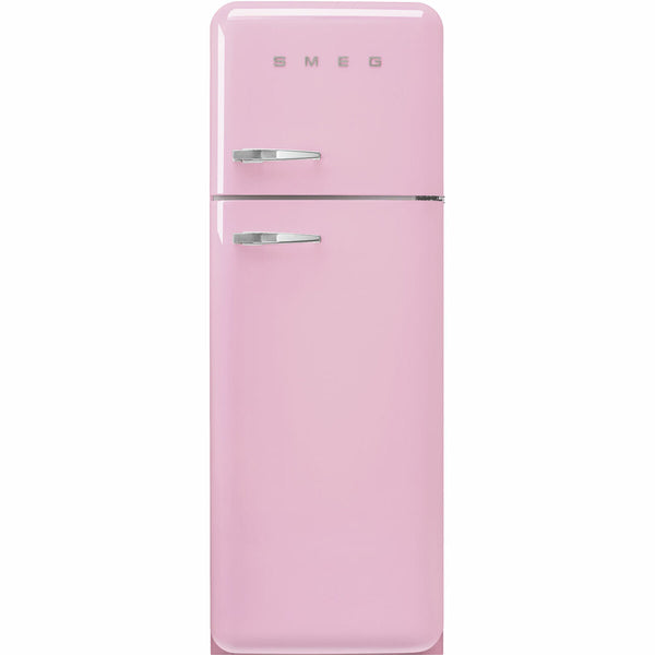 SMEG 50's RS chladnička s mrazícím boxem 244l/26l otv.levé 153x60 cm stříbrná