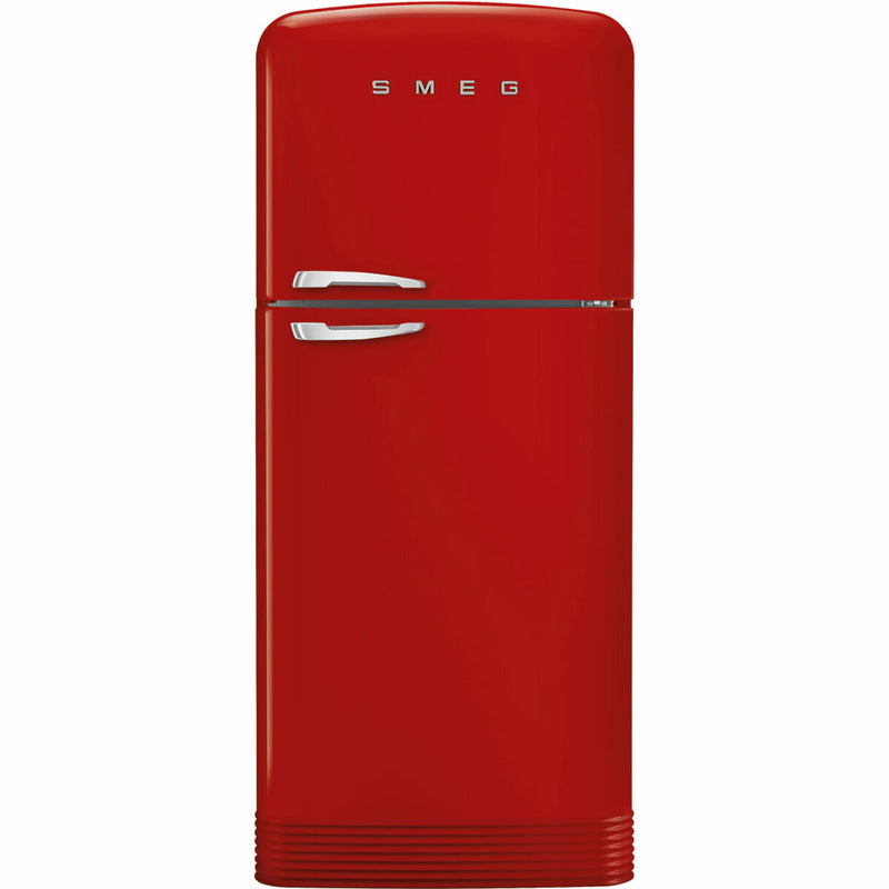 SMEG 50's RS kombinovaná lednice s mrazákem dole 234l/97l otv.levé 196x60 cm červená