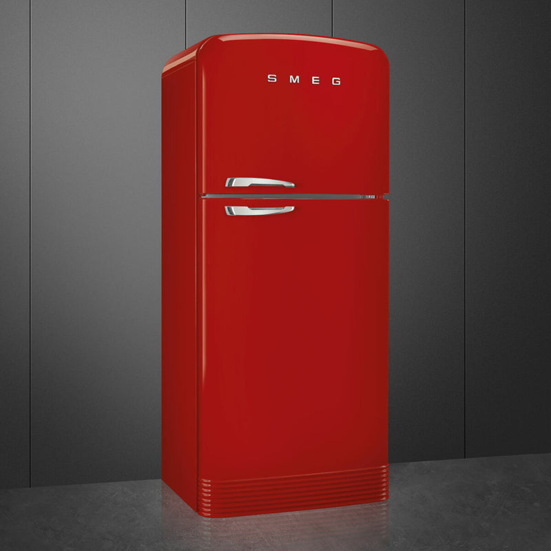SMEG 50's RS chladnička 130l otv.pravé 96x54,3 cm červená