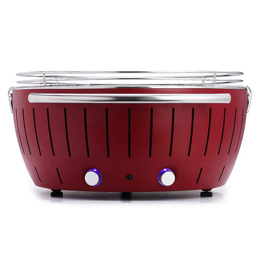 Bezkouřový gril LOTUSGRILL XXL červený se stojanem
