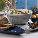 MASON CASH Nautical Shell Platter Servírovací talíř velký modrý