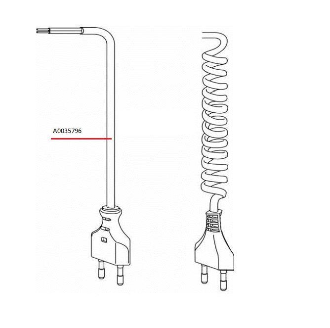 Bamix ND Kabel rovný - černý  721.002