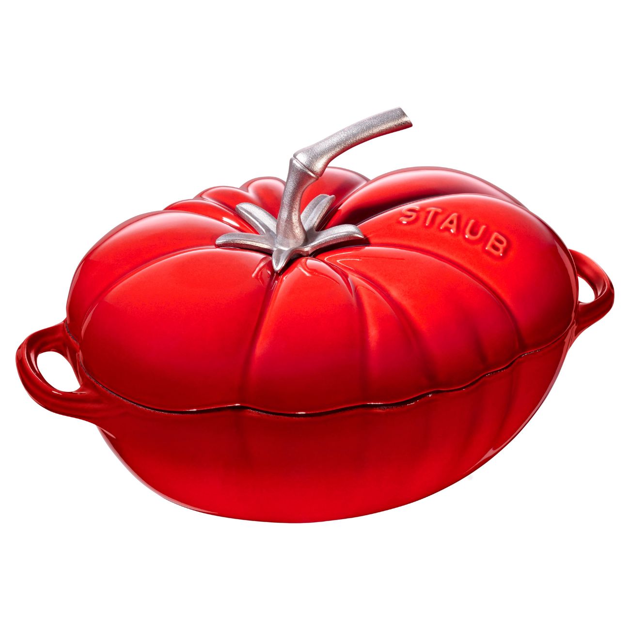 Staub Cocotte hrnec ve tvaru rajčete 19 cm/0,47l keramika višeň 1004997