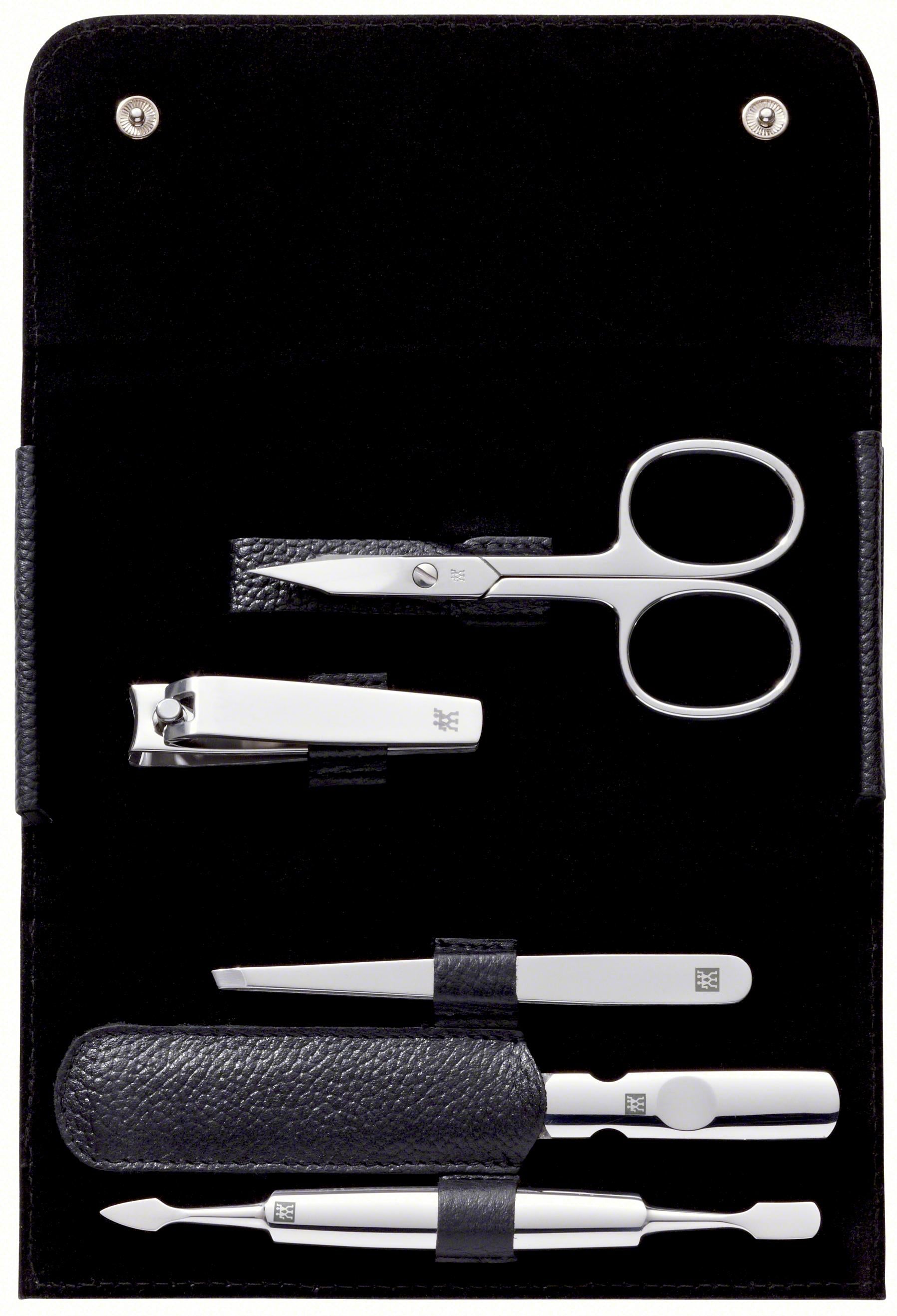 Zwilling Beauty BT Classic INOX manikúra 5 ks černá (nůžky 2v1, štípátko) 97546-004
