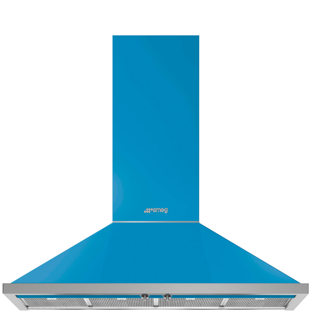 SMEG_MDA SMEG nástěnný odsavač, 120 cm, 4 ocelové tukové filtry, 3 stupně výkonu