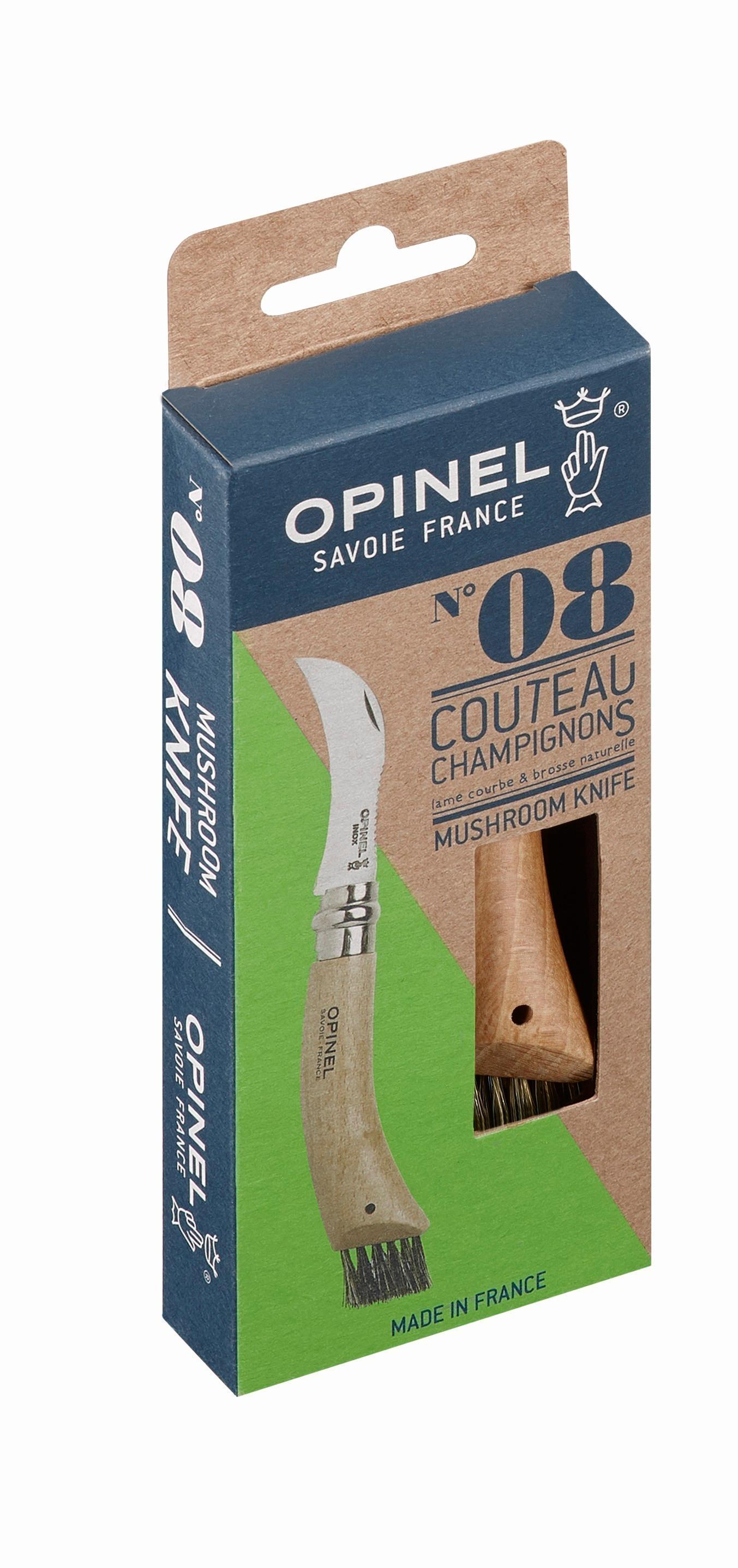 Opinel VRI N°08 Inox nůž houbařský rukojeť buk 001252