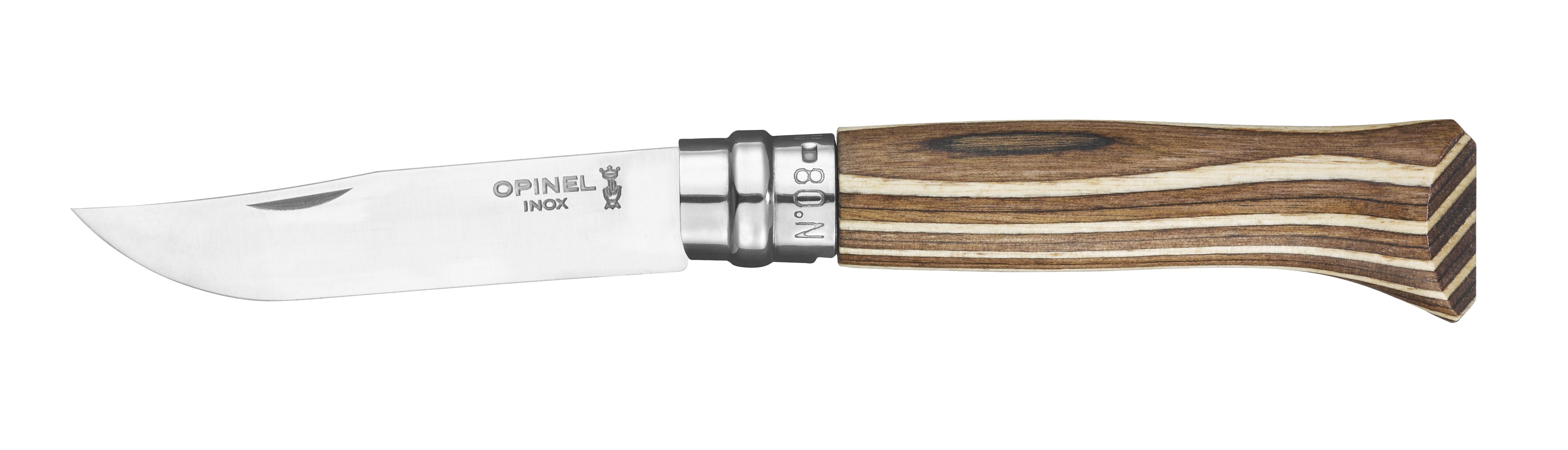 Opinel VRI N°08 laminovaná hnědá 002388
