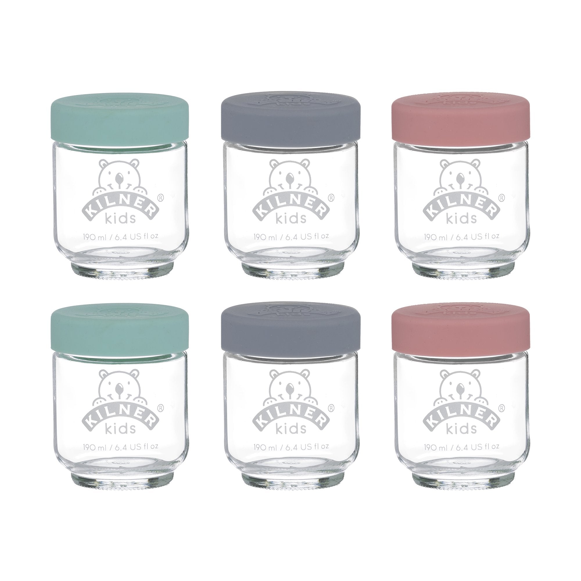 Kilner Set 6ks dětská sklenička 190ml 0025.017
