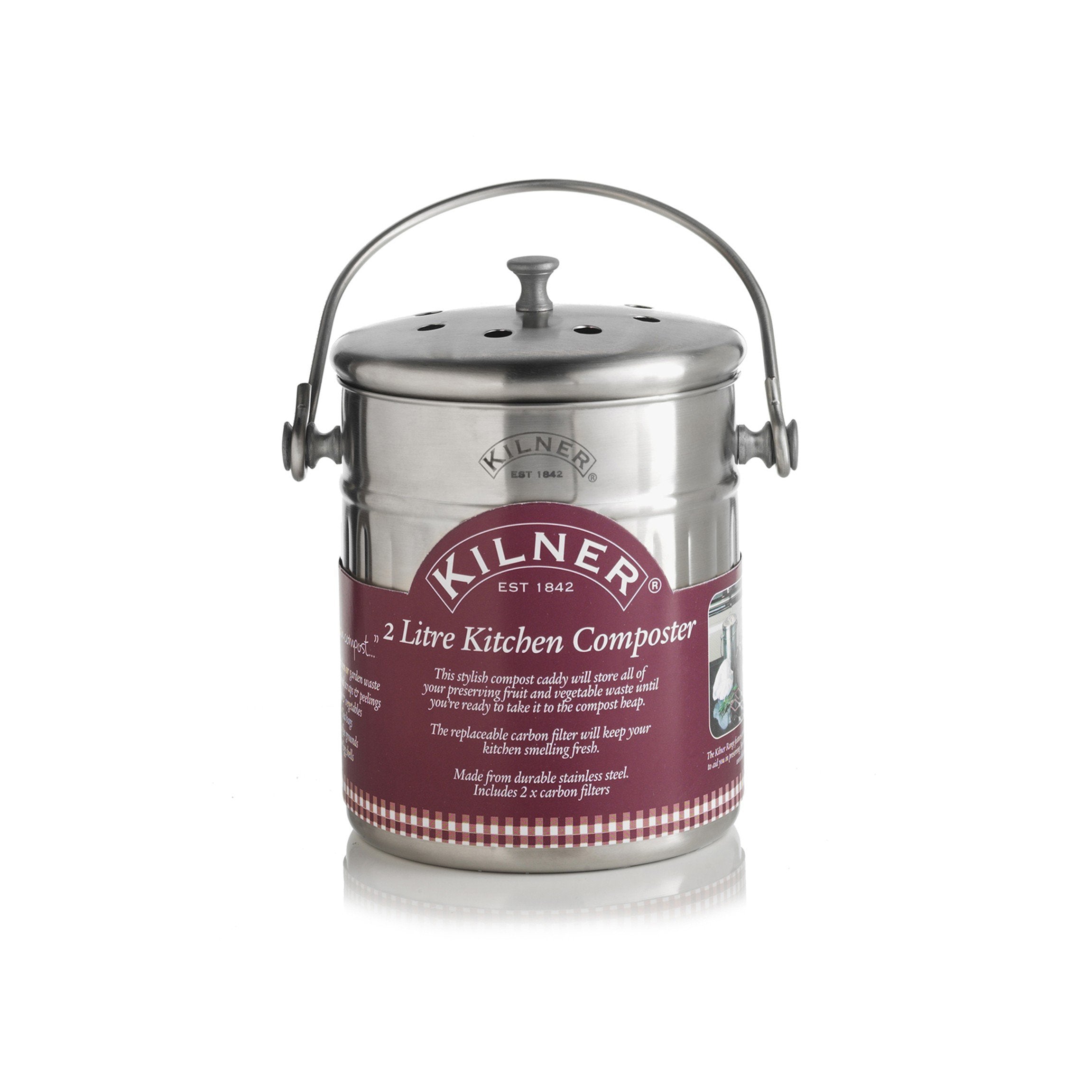 Kilner komposter 19x14 cm/ 2l nerez 0025.416