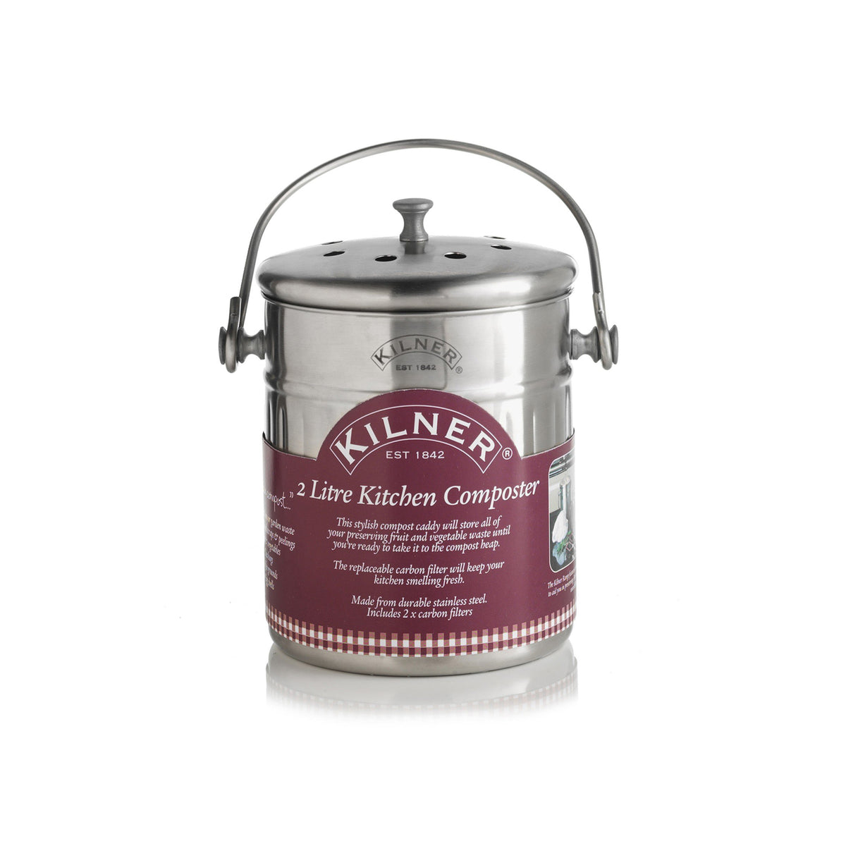 Kilner komposter 19x14 cm/ 2l nerez 0025.416
