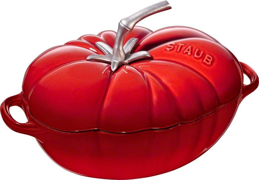 Staub Cocotte hrnec ve tvaru rajčete 25 cm/2,9l višeň 1004923