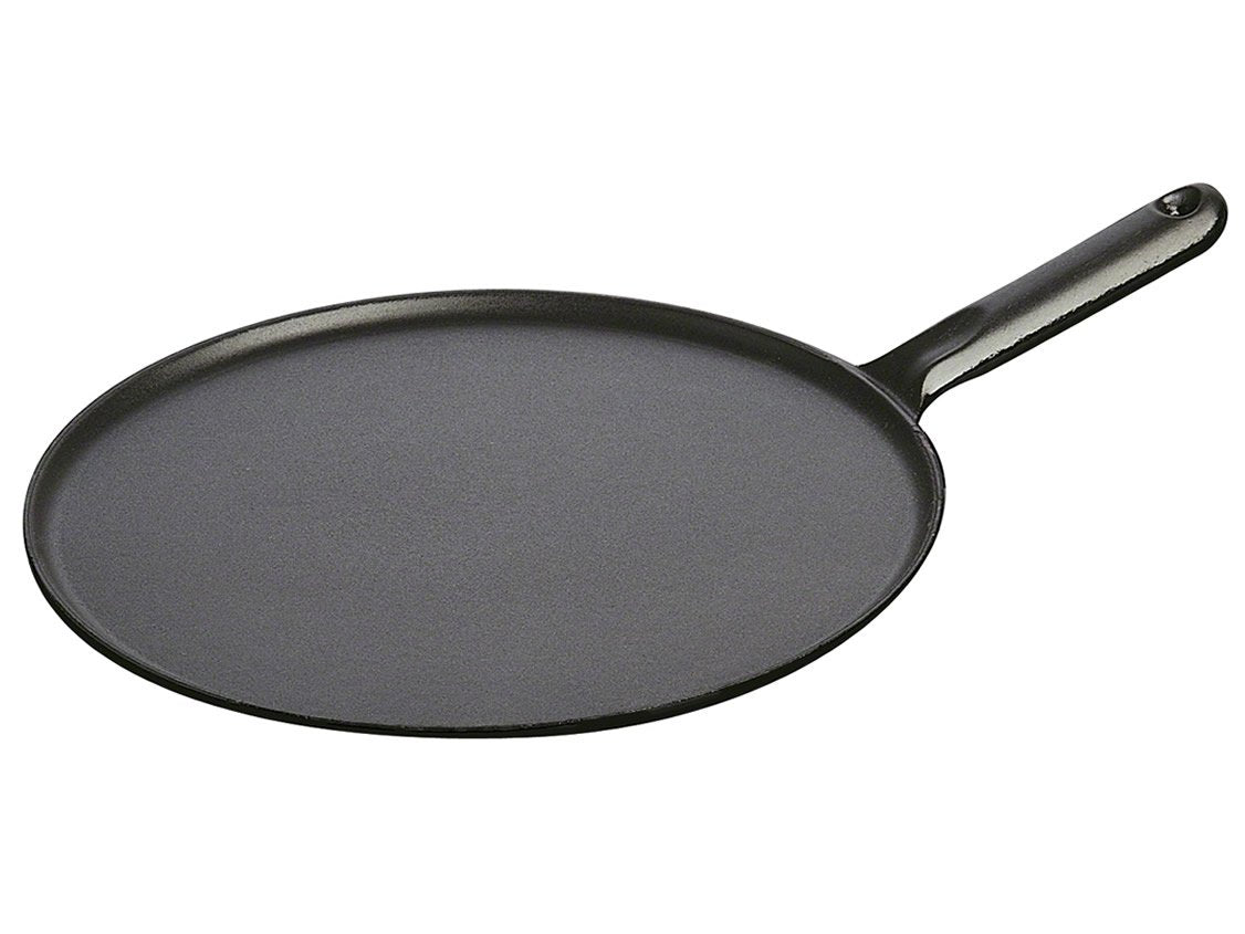 Staub Pánev na palačinky 30 cm s přísl. litinová rukojeť černá 1004086
