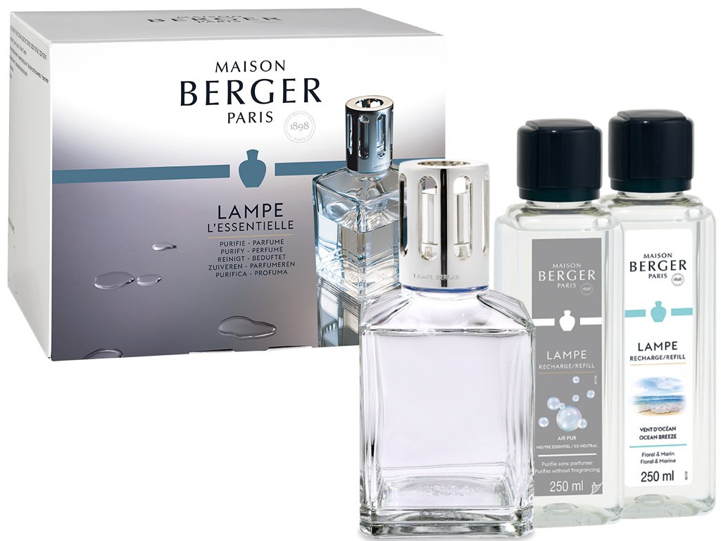 Maison Berger Paris Essentiele Cube set Vůně oceánu 250ml + Neutral 250ml 3398