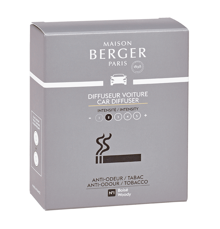 Maison Berger Paris CAR 2 náhr. náplně My home free from tobacco odours/Tabák 6418