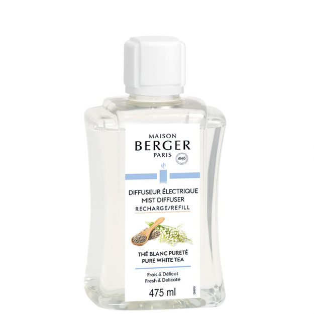 Maison Berger Paris BERGER Pure White Tea/Čistý bílý čaj náplň do el. dif. náplň do el. dif. 0,475l 6525