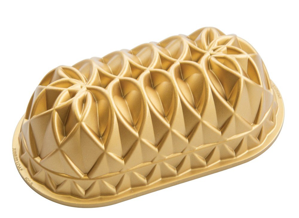 Nordic Ware Forma na chlebíček Jubilee 6 cup zlatá 82677