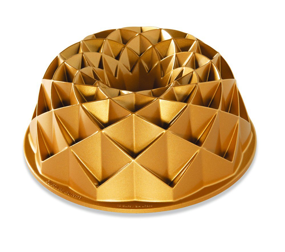 Nordic Ware Forma na bábovku Jubilee 10 cup zlatá 88377
