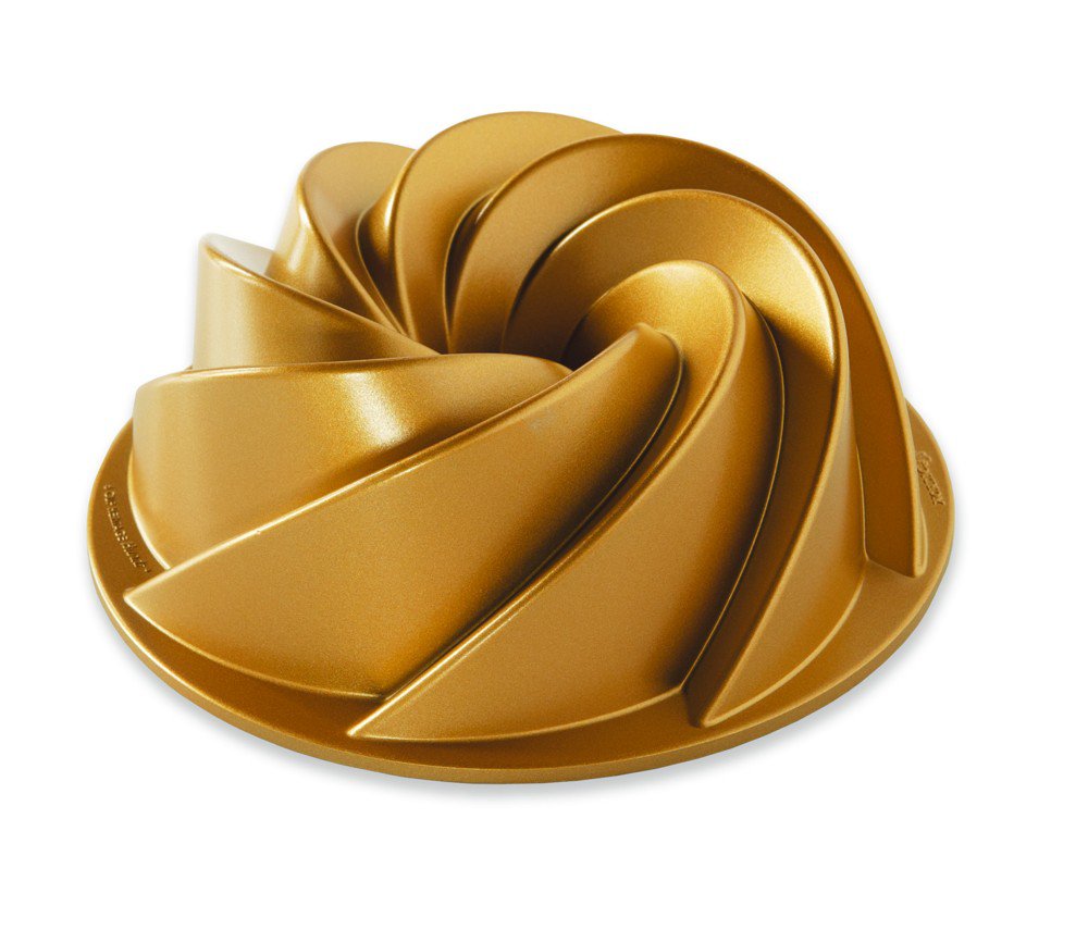 Nordic Ware Forma na bábovku Heritage 6 cup zlatá 90077