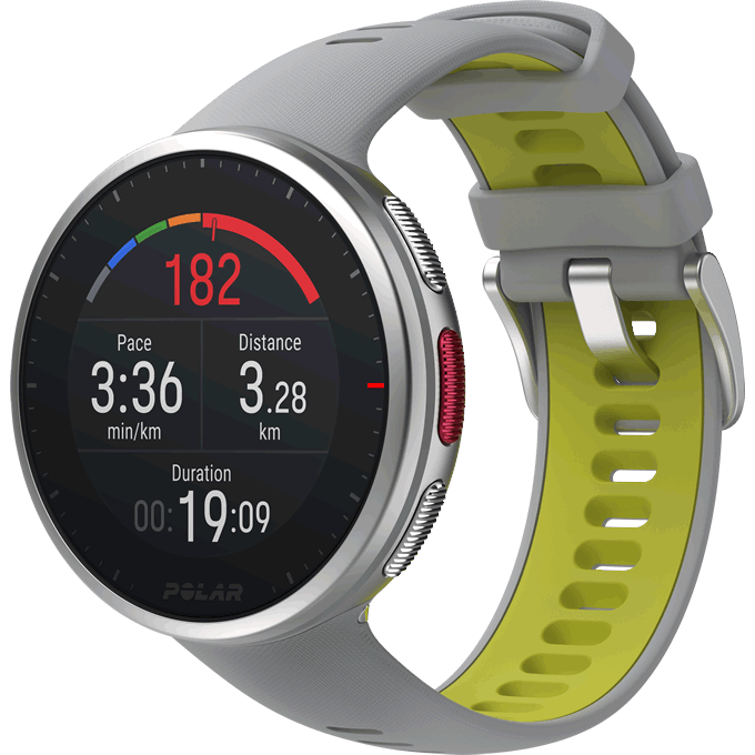 Polar VANTAGE V2 sporttester šedý vel. S-L 90083651
