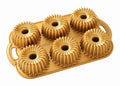 Nordic Ware mini bábovky Brilliance plát se 6 formami zlatá 5 cup 93377