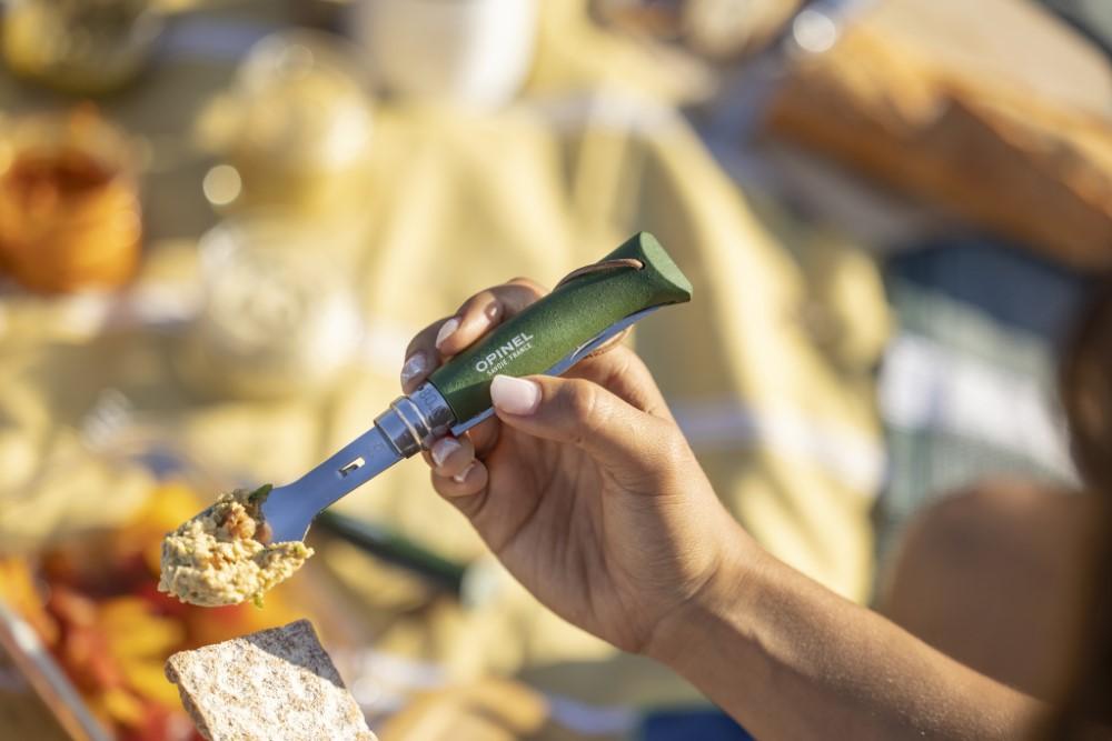 Opinel PICNIC+ (lžíce,  vidlička, ubrousek - bez nože - vhodné pro nože N°8) 002501
